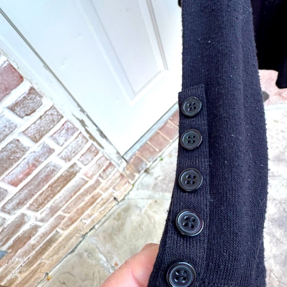 B.L.E.U., Long Sleeve, Tunic, Black, Size 1X - Picture 3 of 4